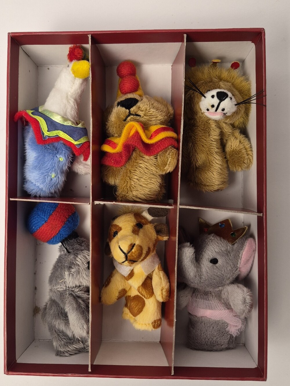 Murdock & Ross 2006 RARE Finger Puppets Circus Show Set of 6 New